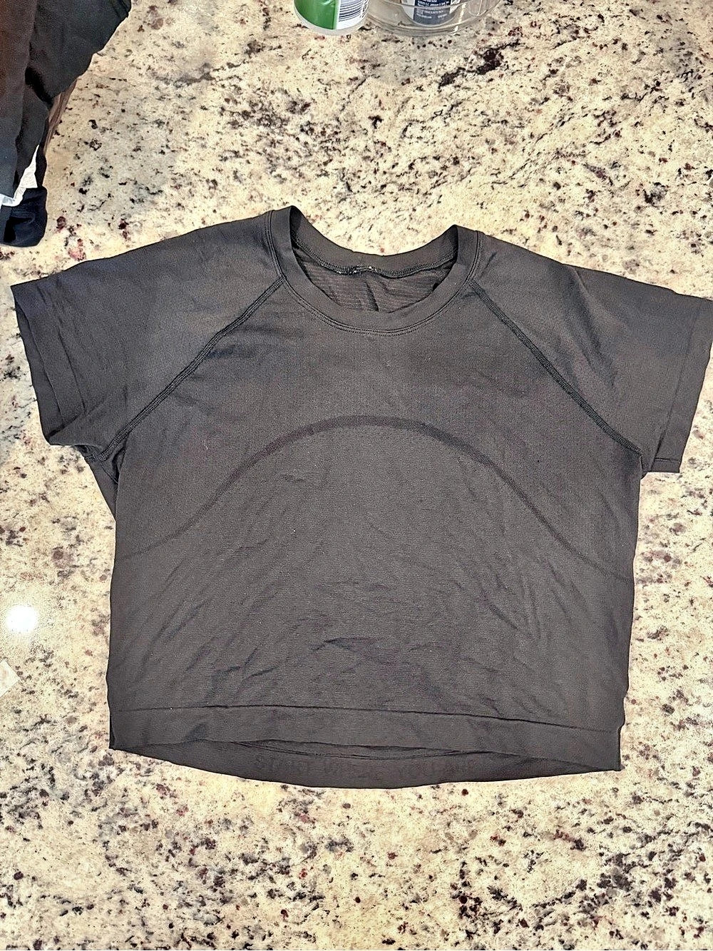 lululemon Swiftly Tech Cropped Short-Sleeve Shirt 2.0 Gray